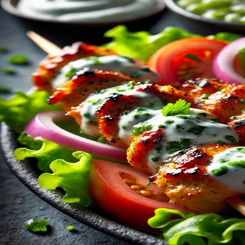 Kebab de Pollo Tikka