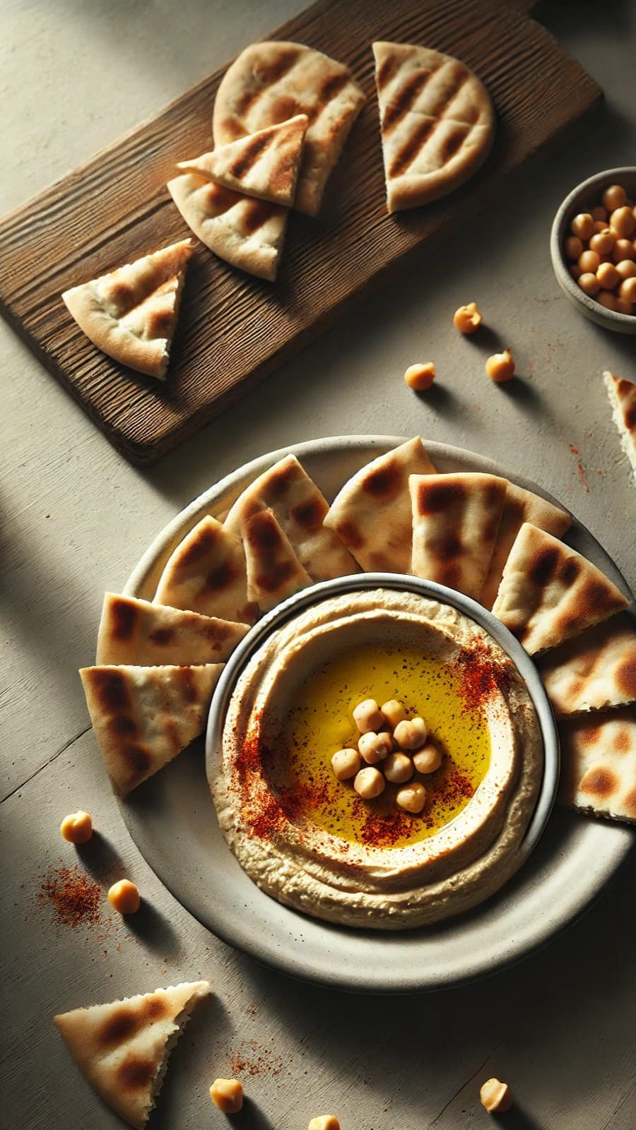 Hummus con Pan Pita